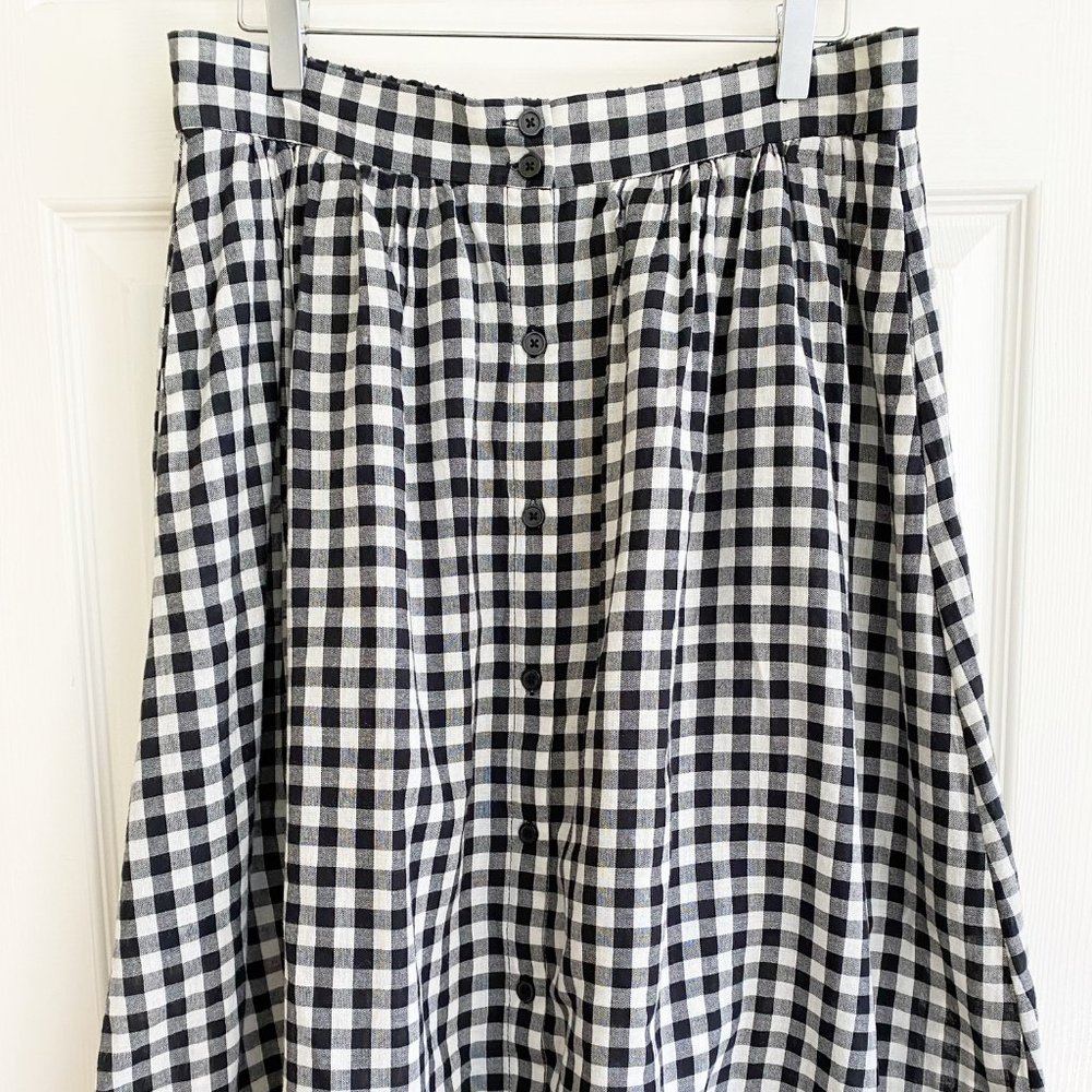 Black and White Midi Skirt | Who What Wear | Size M